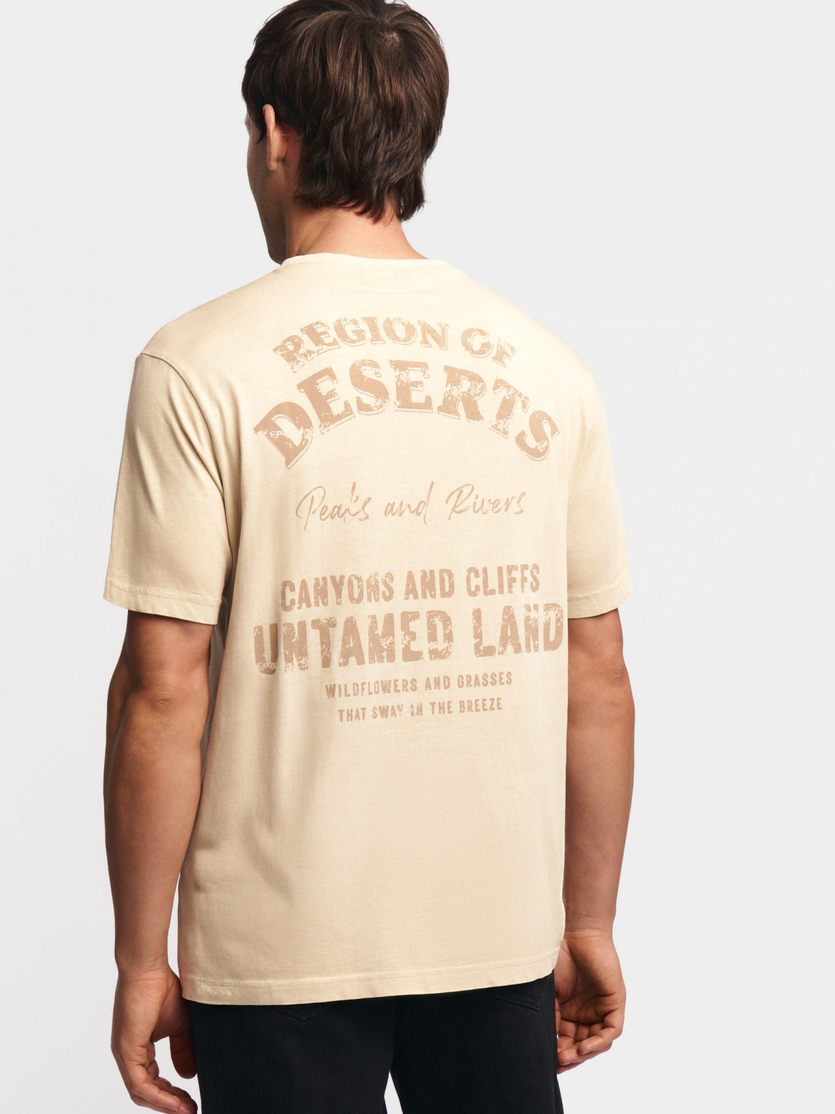 Футболка из хлопка с надписью