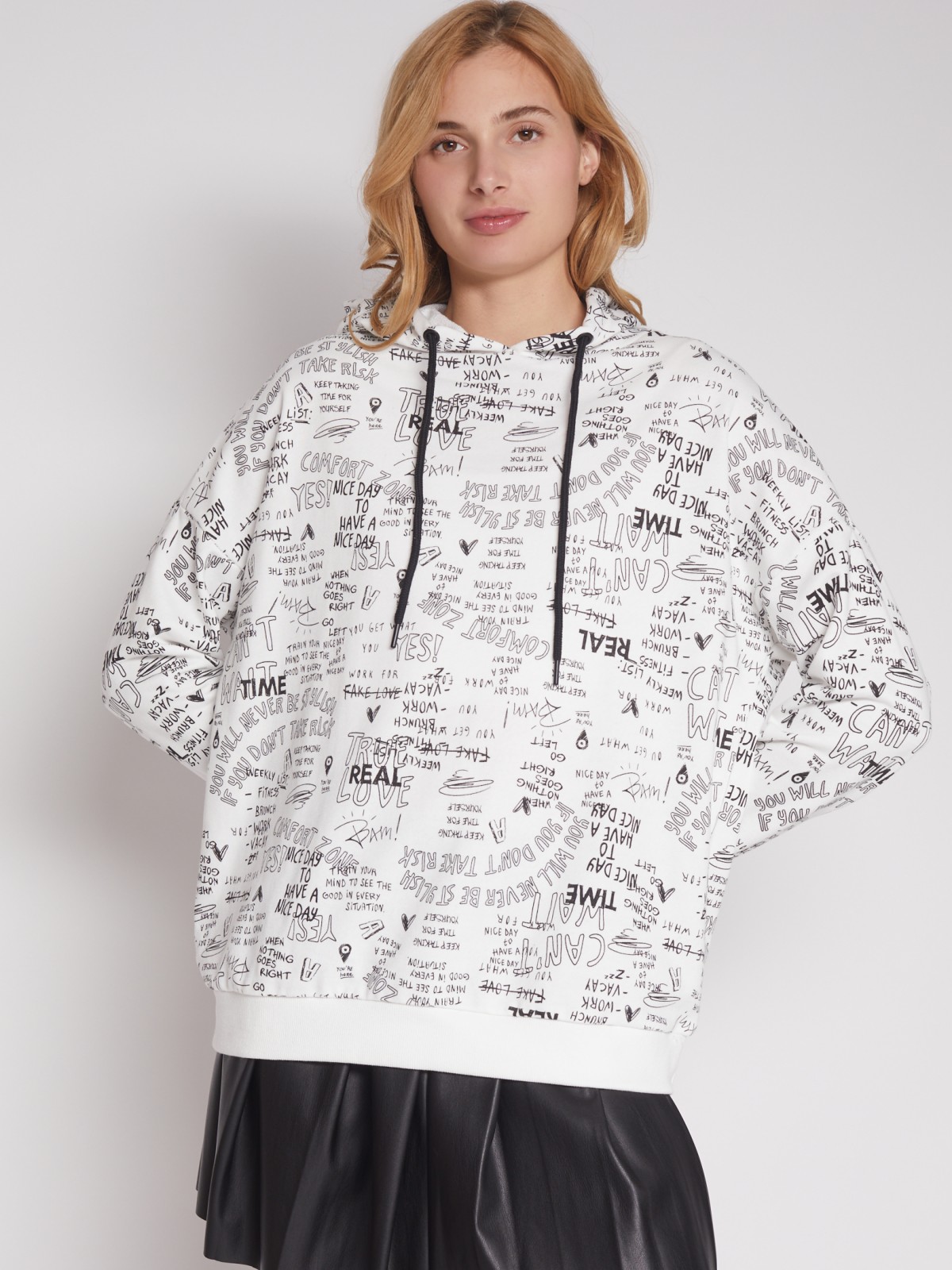 Худи с принтом