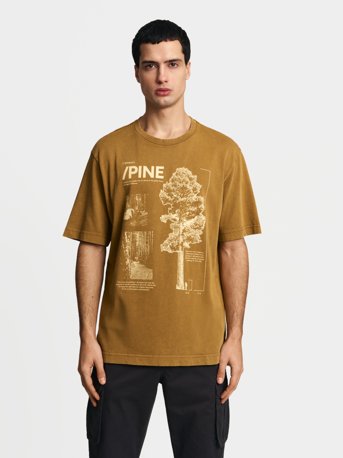 Футболка из хлопка с принтом