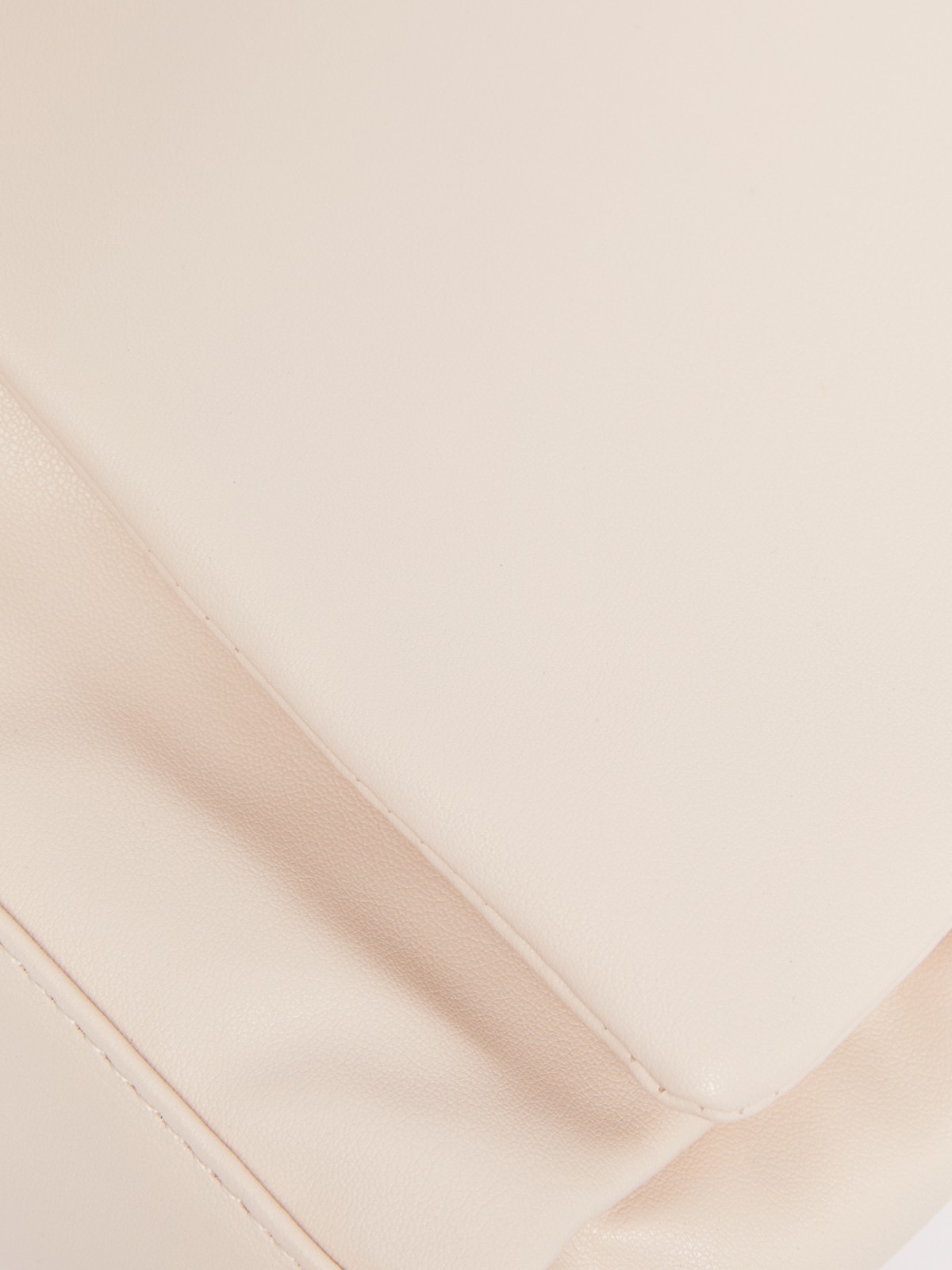 Сумка из экокожи на плечо zolla 224219462095, цвет молоко, размер No_size - фото 3