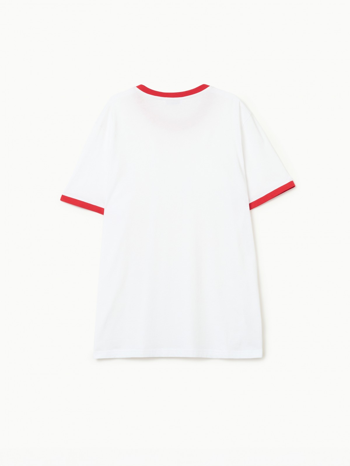 Футболка из хлопка с принтом-надписью