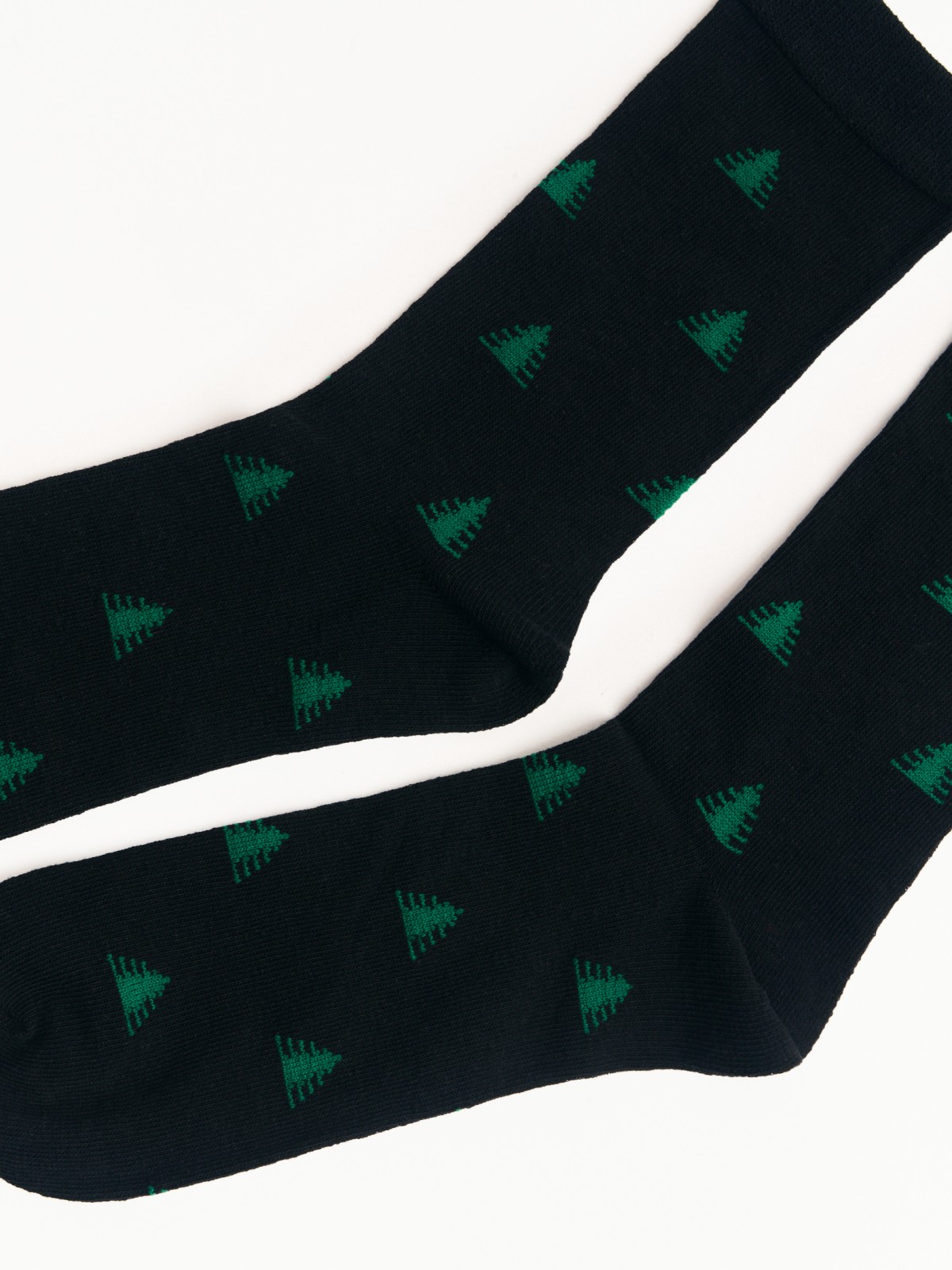 Высокие носки с принтом