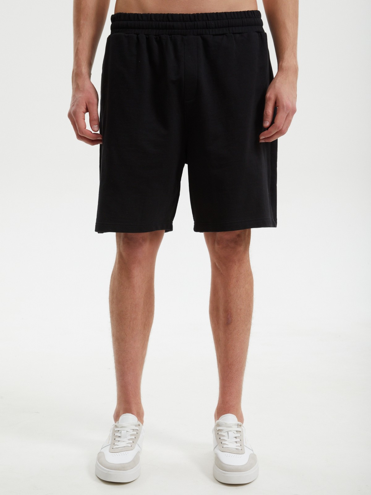 Трикотажные шорты на резинке из хлопка