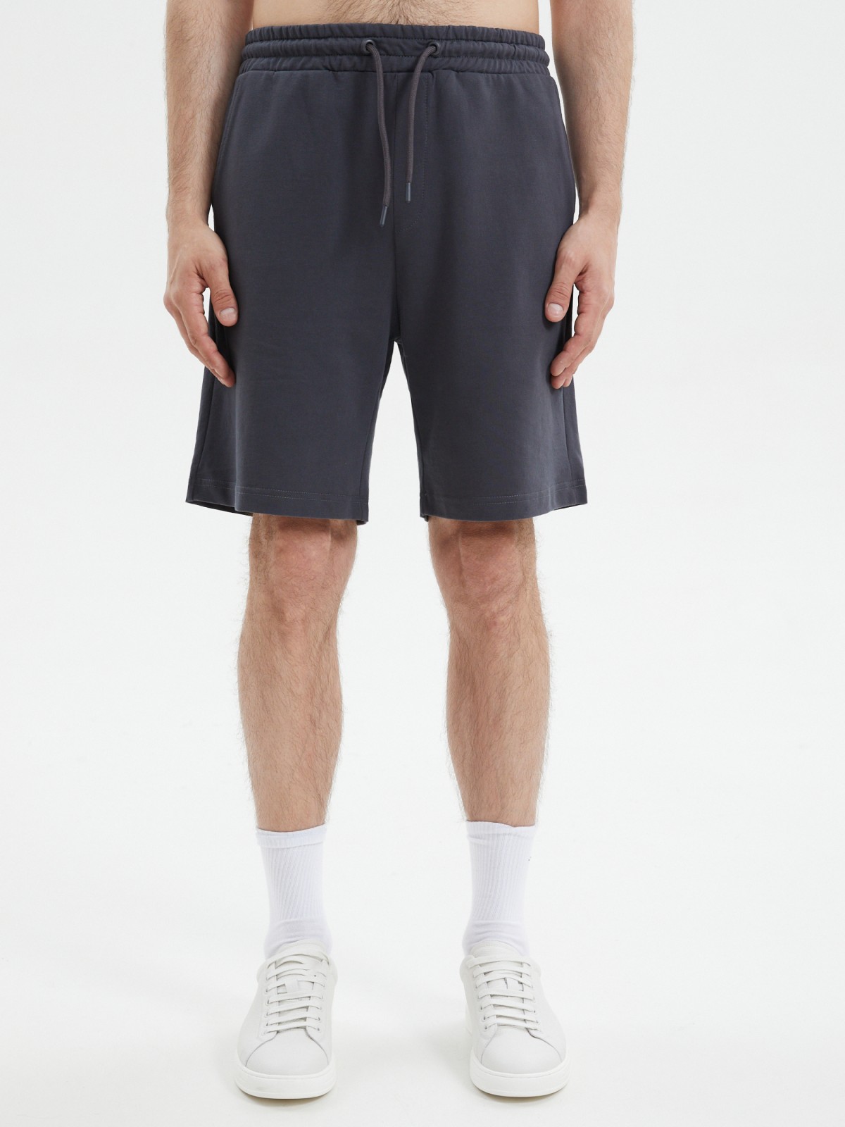 Трикотажные шорты на резинке из хлопка