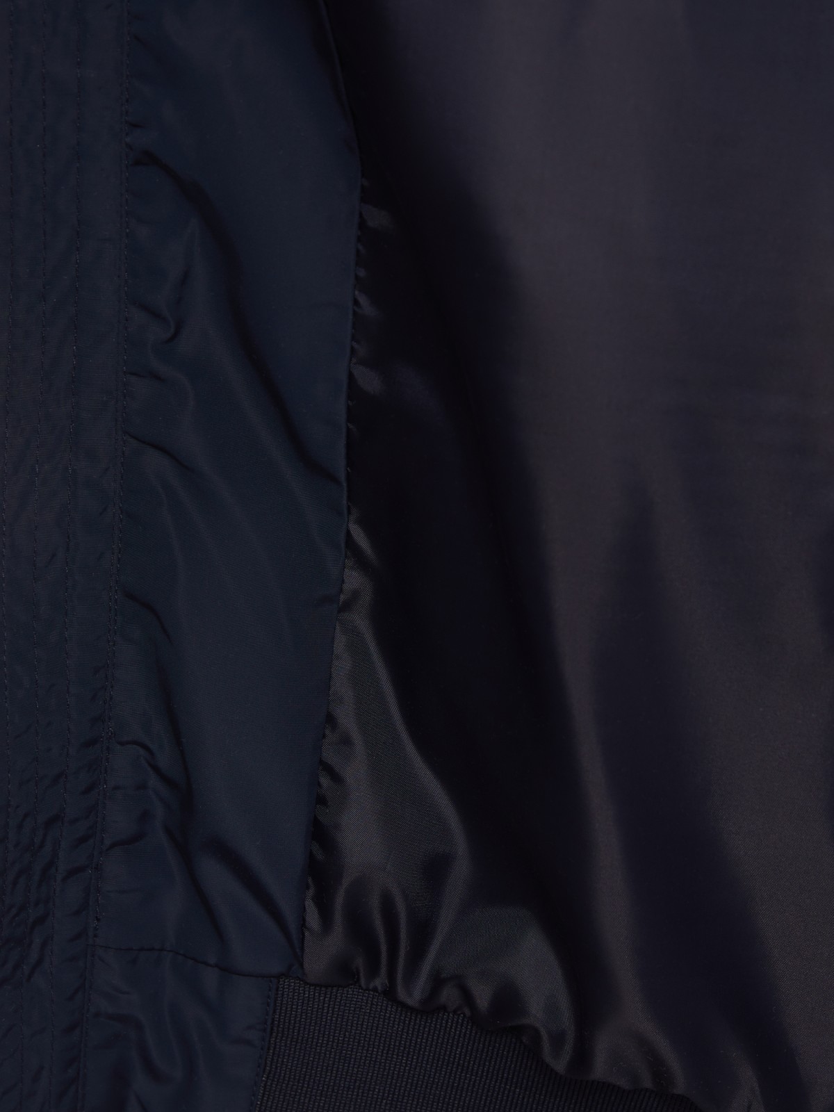Куртка-бомбер на молнии с воротником-стойкой zolla 014215602024, цвет темно-синий, размер XL - фото 6
