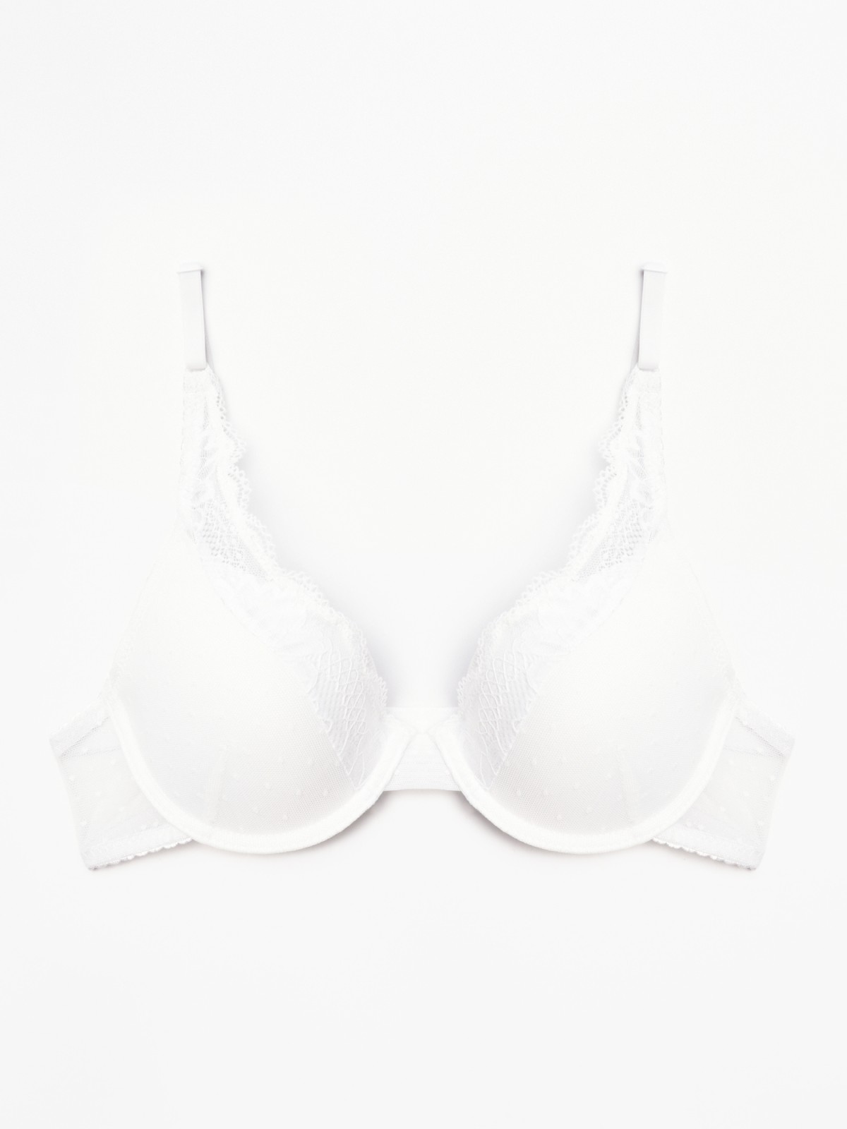Бюстгальтер на косточках с кружевом