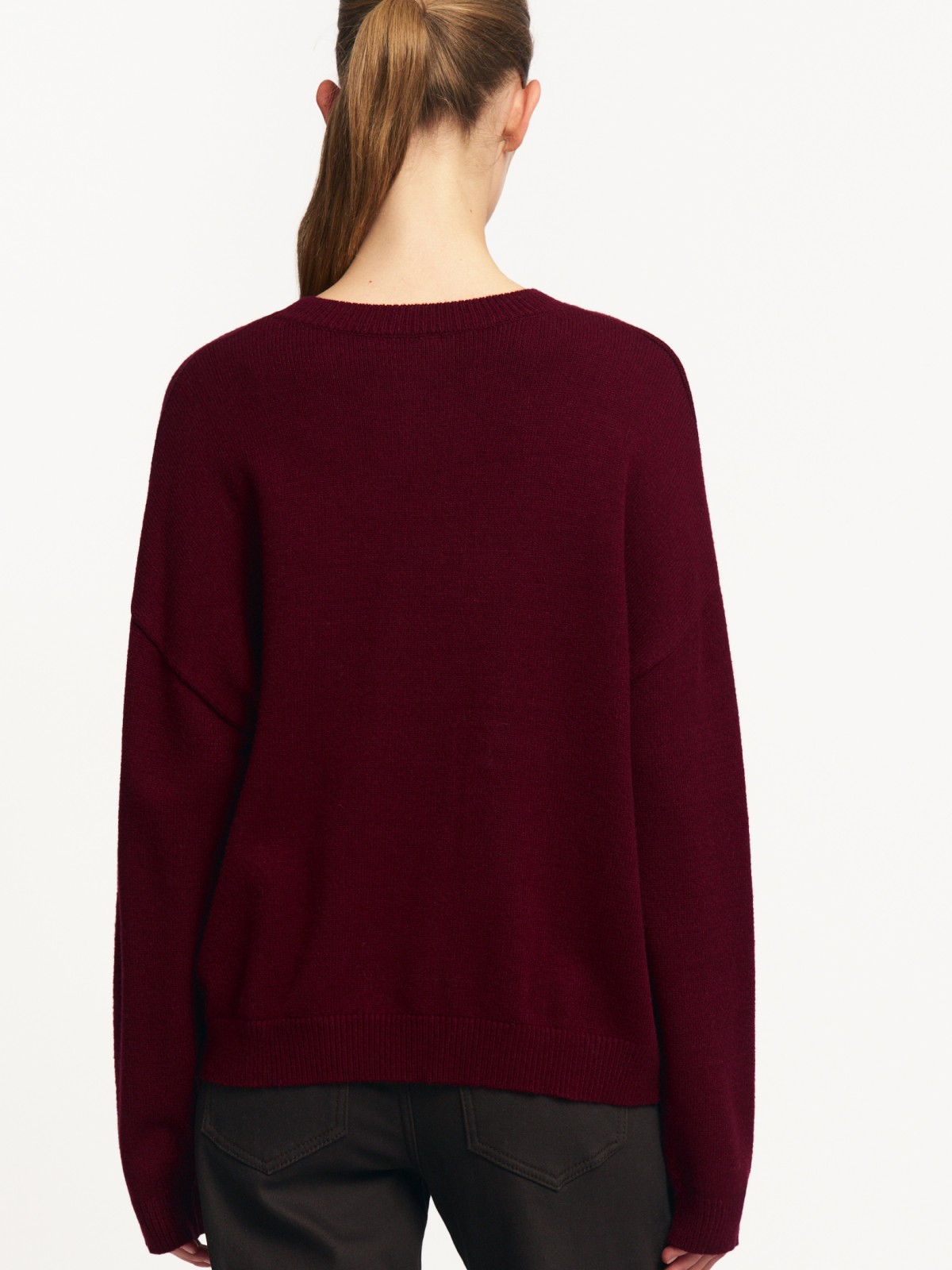 Вязаный джемпер с рисунком