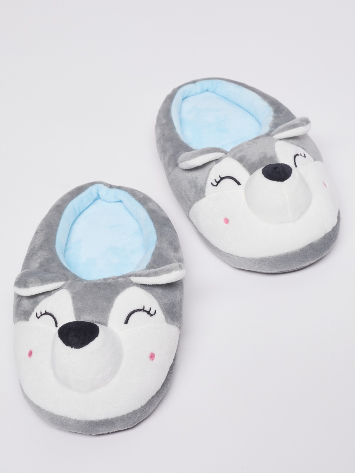 Домашние тапочки-хаски