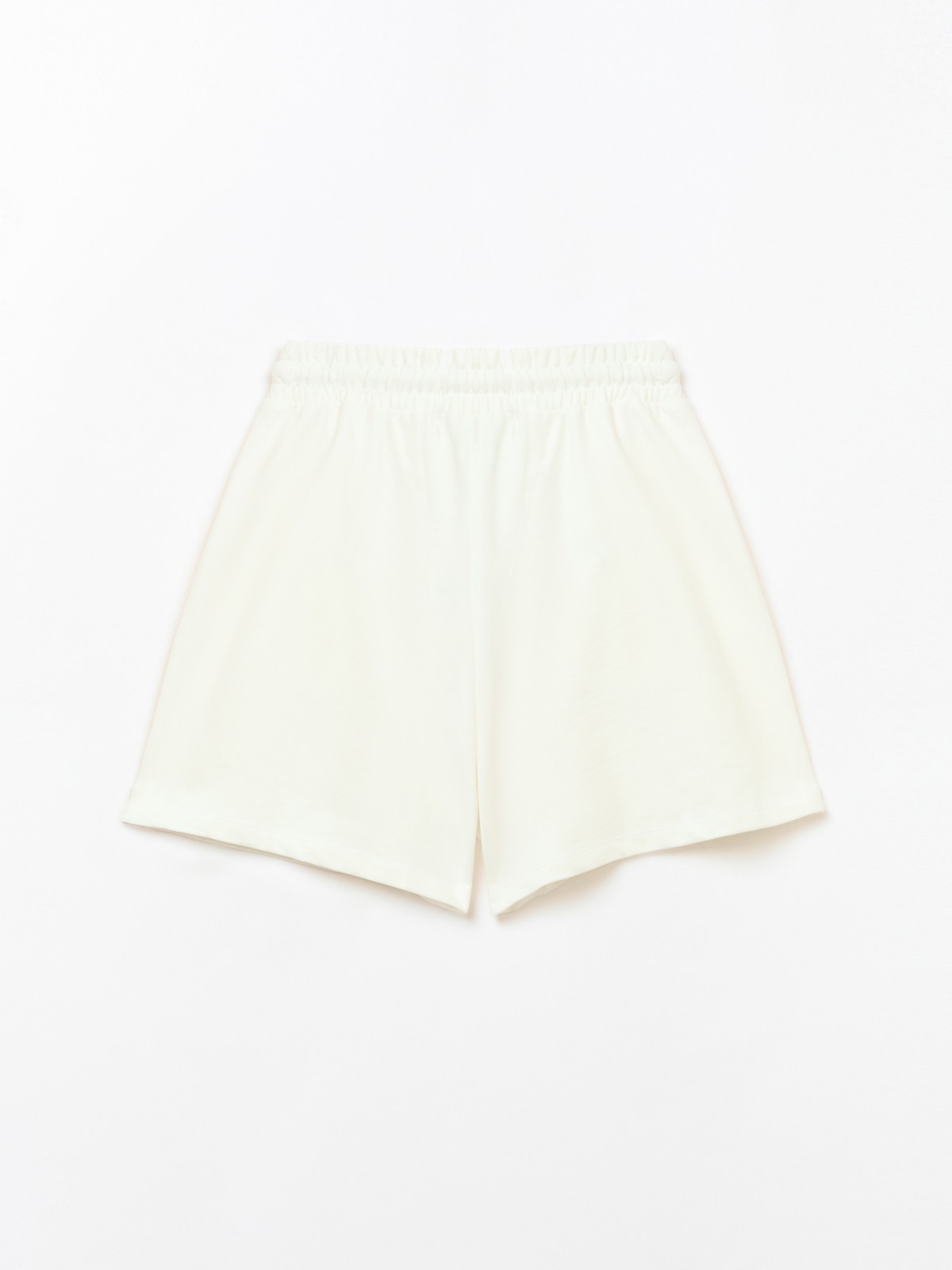 Трикотажные короткие шорты из хлопка