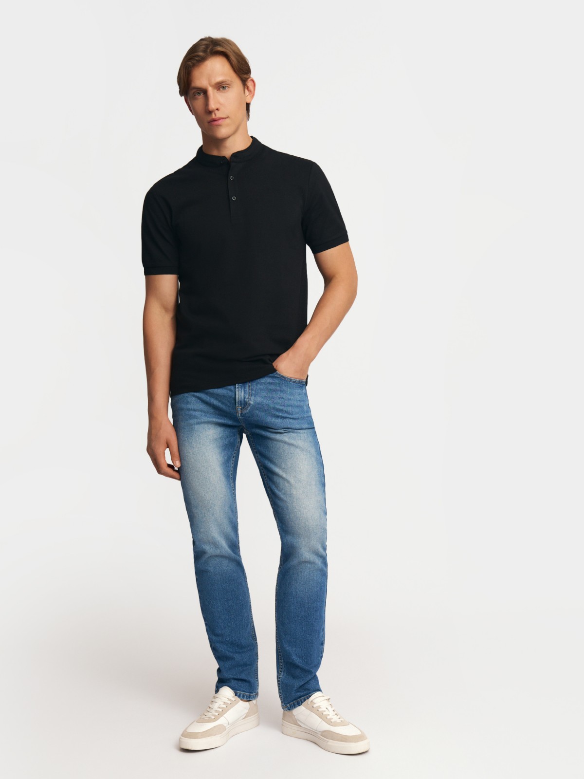 Джинсы фасона Slim из хлопка