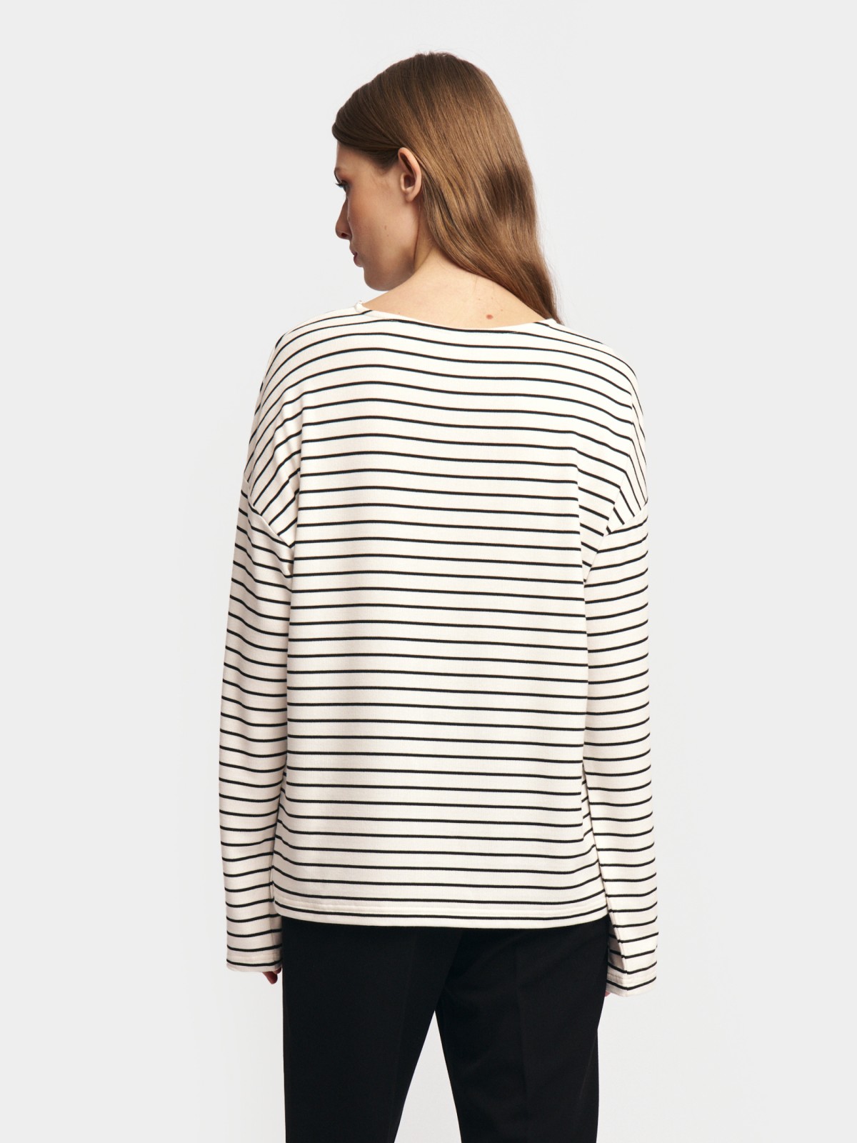 Лонгслив-тельняшка в полоску