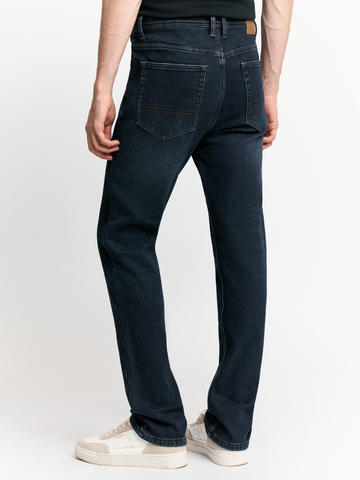 Утеплённые джинсы Slim с флисом