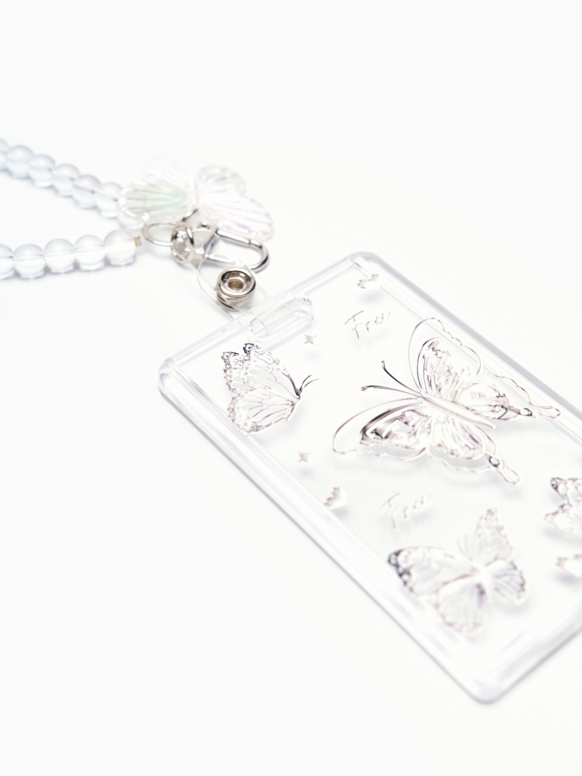 Бейдж для пропуска и карт с брелоком