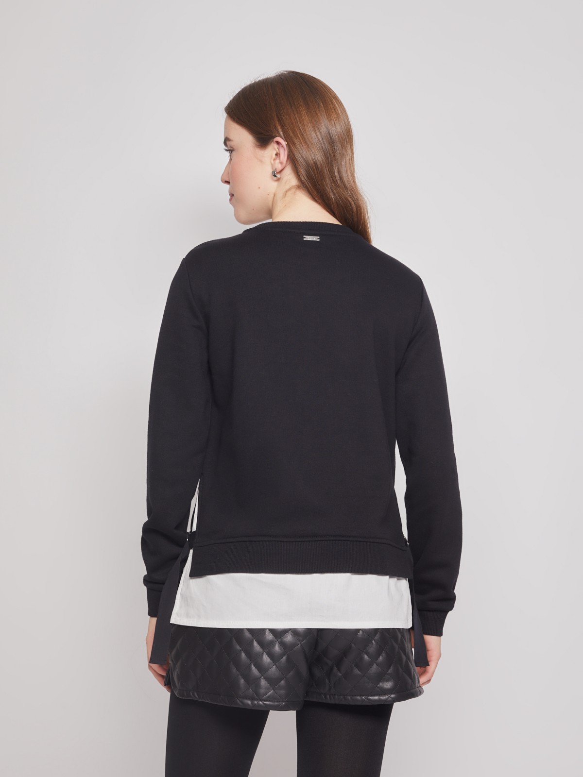 Комбинированный свитшот