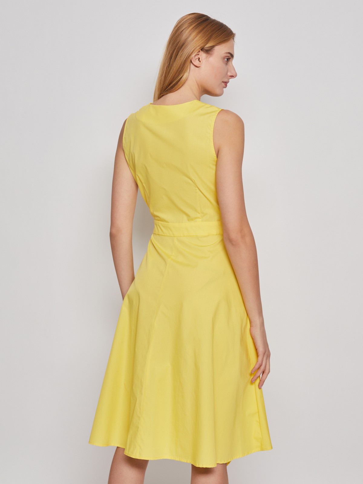 Платье zolla 022248239653, цвет желтый, размер XS - фото 6
