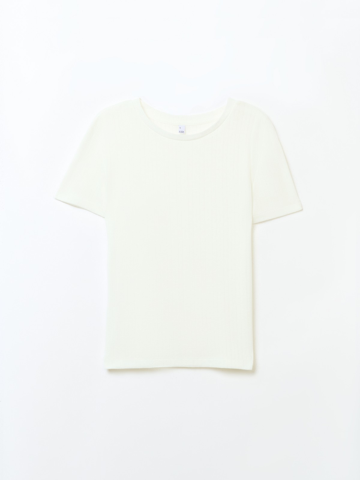 Футболка из ажурного трикотажа 