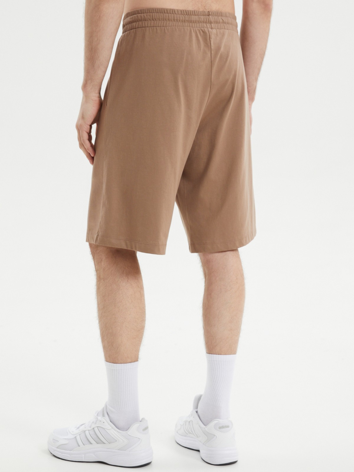 Трикотажные шорты на резинке из хлопка