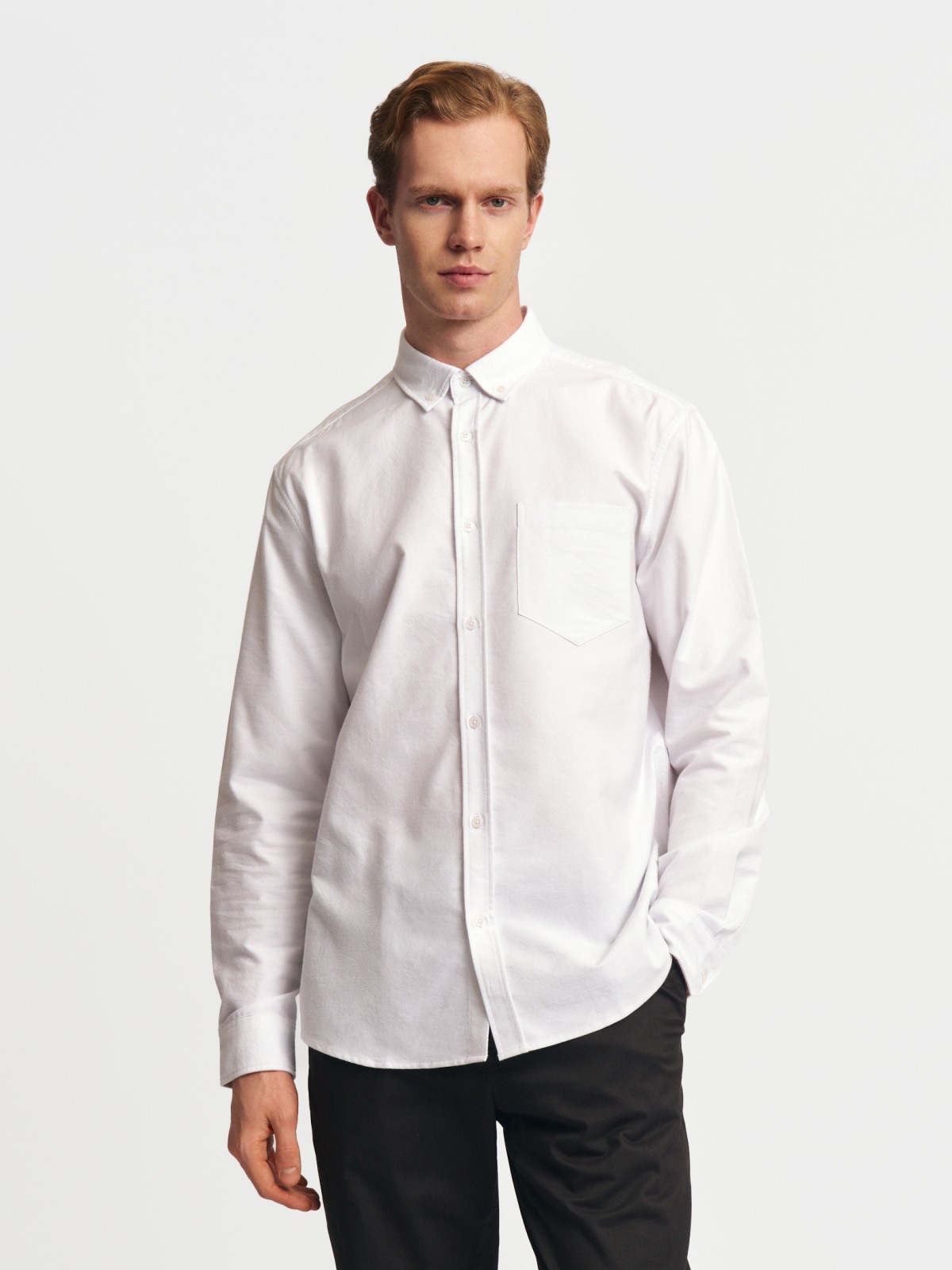 Офисная рубашка из хлопка