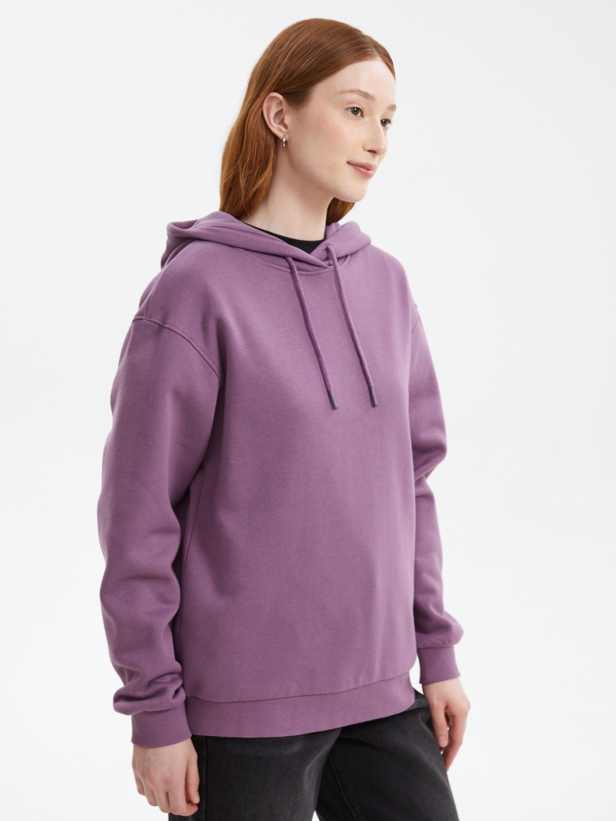 Трикотажный худи с капюшоном