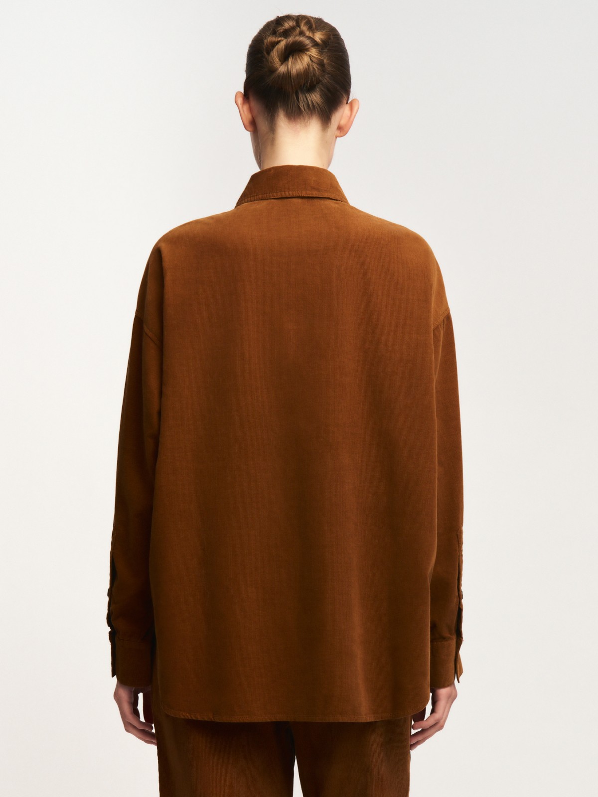 Вельветовая рубашка из хлопка