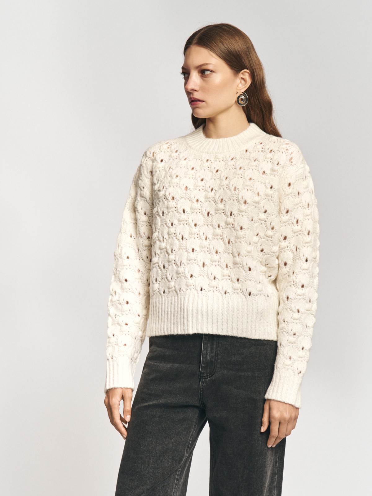 Вязаный джемпер с узором