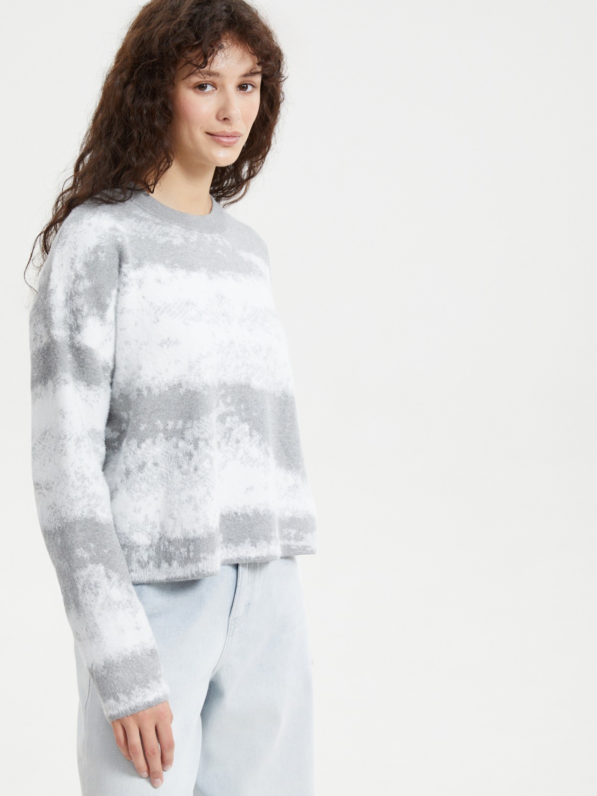 Трикотажный джемпер с узором