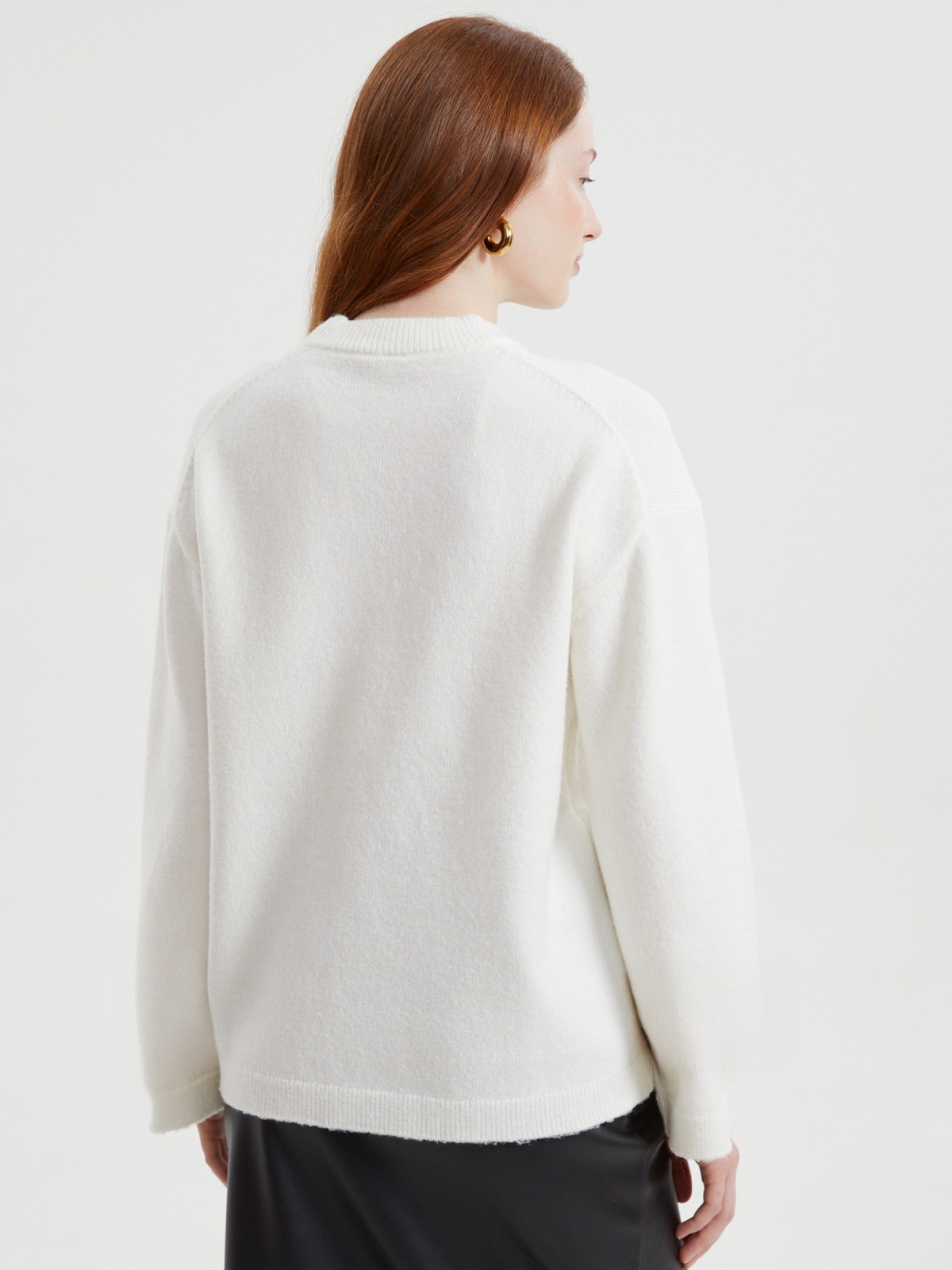 Вязаный джемпер оверсайз