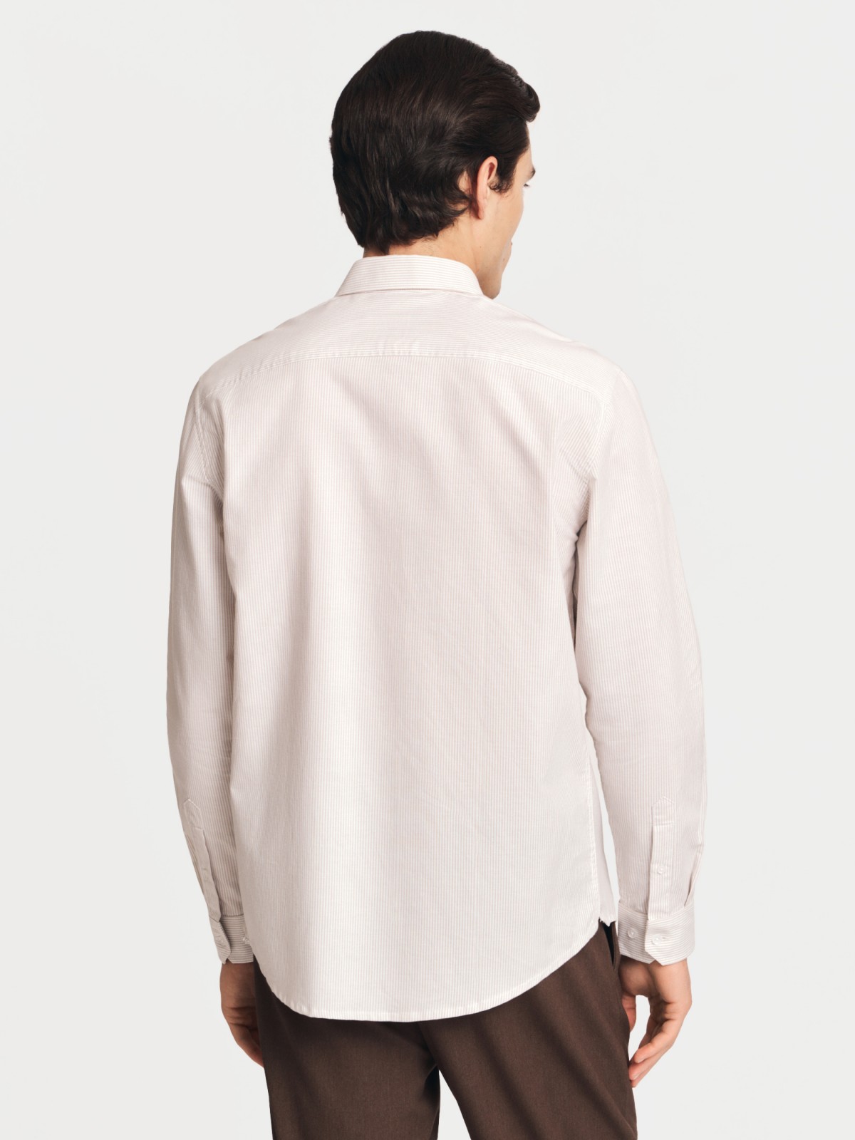 Рубашка в полоску из хлопка