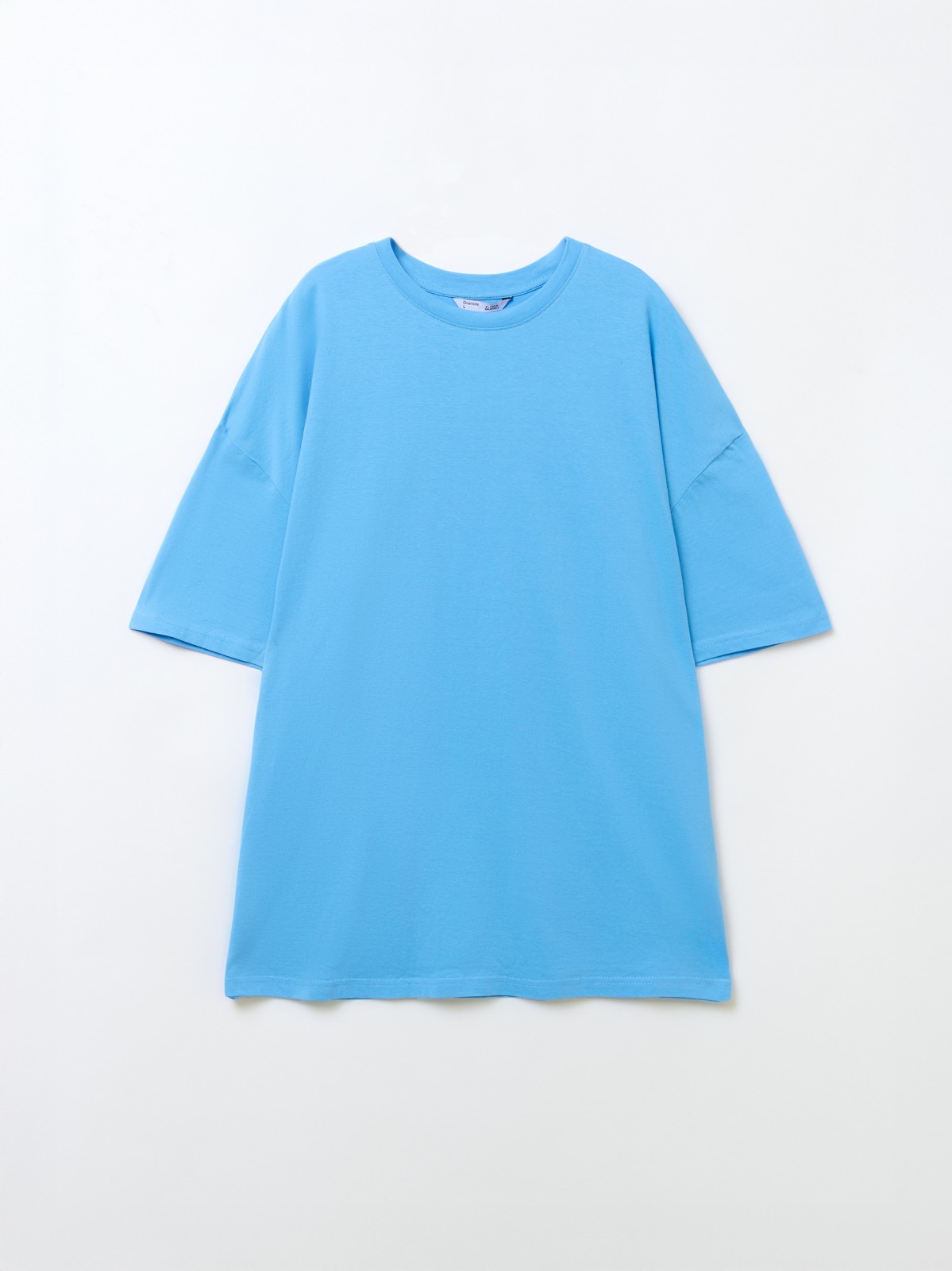 Футболка оверсайз из хлопка с коротким рукавом