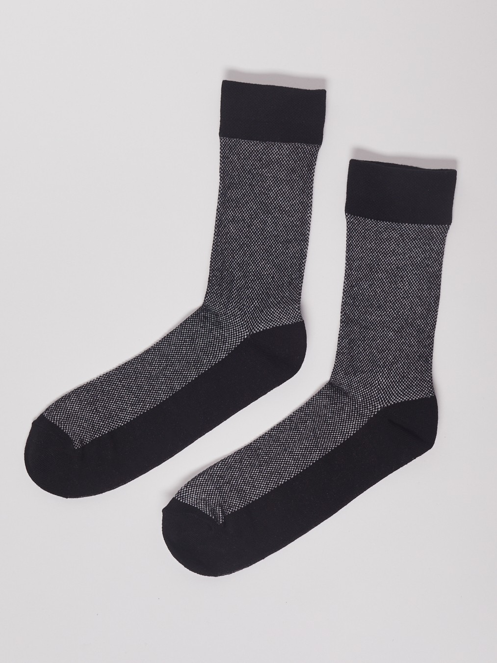 Набор высоких носков (3 пары в комплекте) zolla 01311995P155, цвет серый, размер 25-27 - фото 3