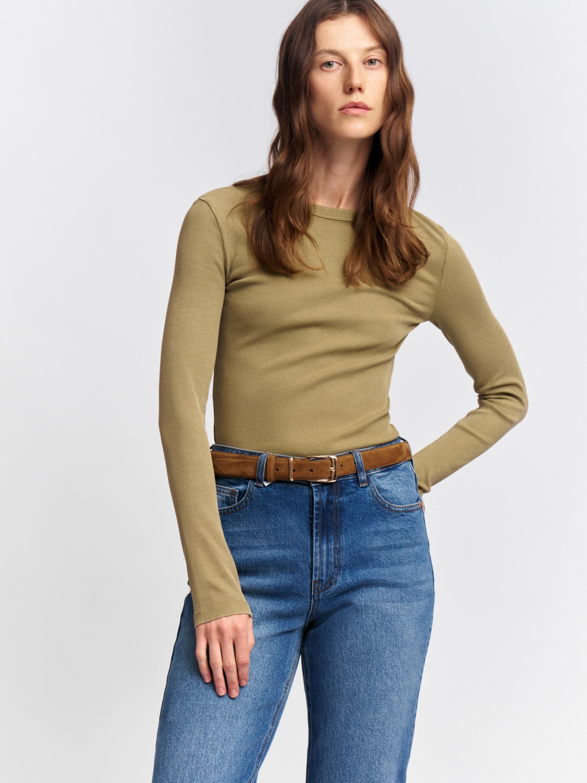 Лонгслив из хлопка