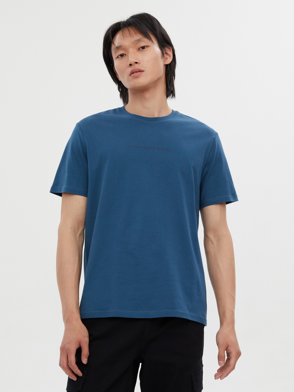 Футболка из хлопка с надписью