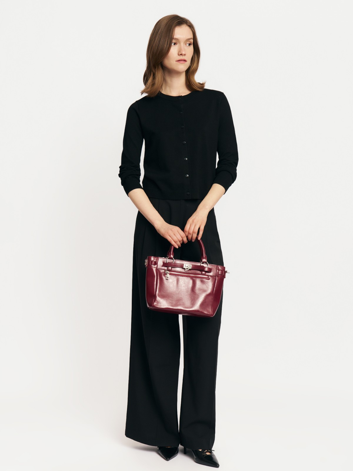 Трикотажный кардиган на пуговицах