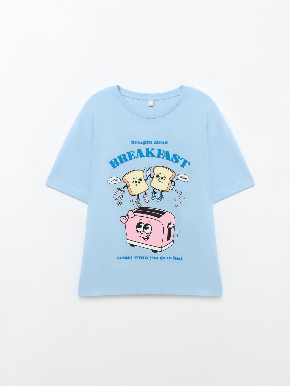 Футболка оверсайз из хлопка с принтом