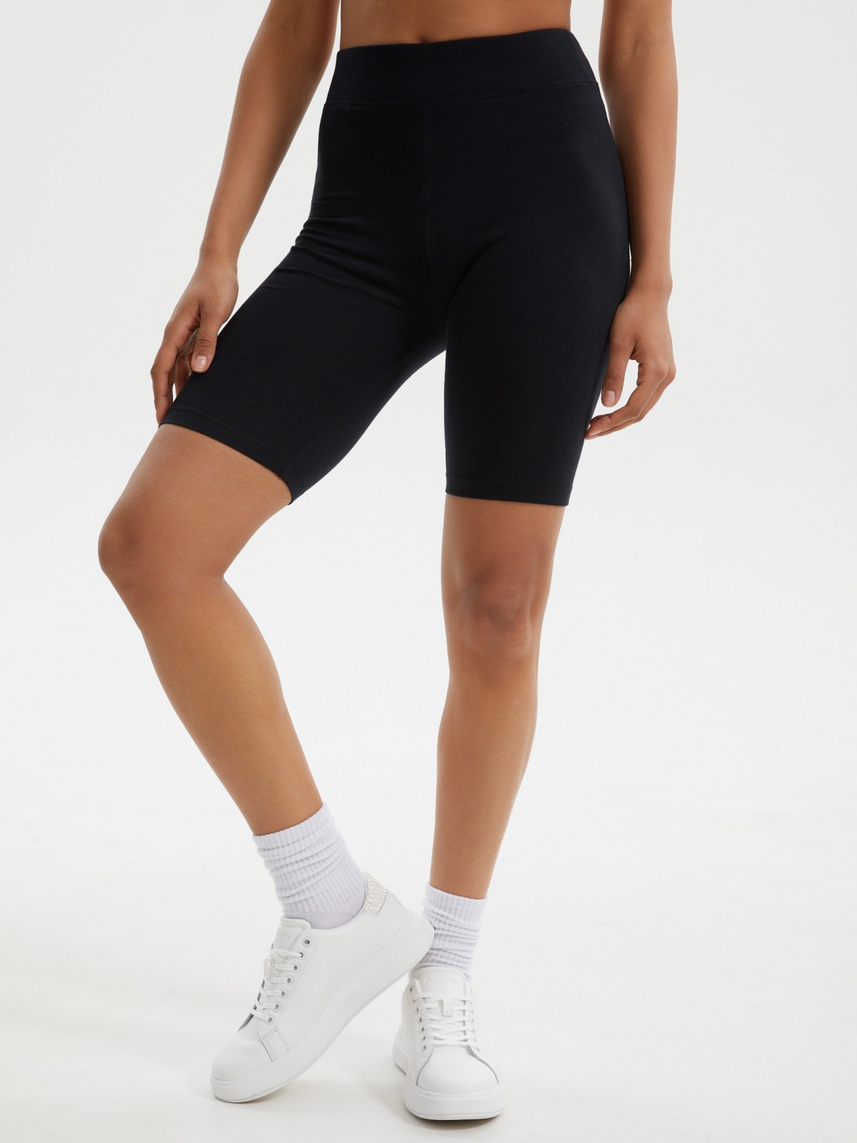 Трикотажные велосипедки из хлопка