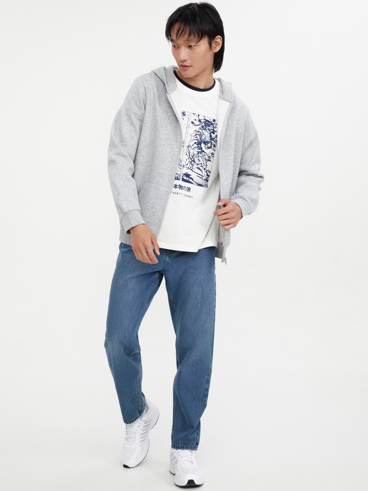 Футболка из хлопка с принтом