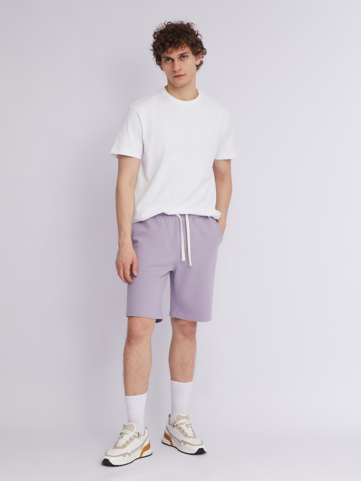 Трикотажные шорты из хлопка