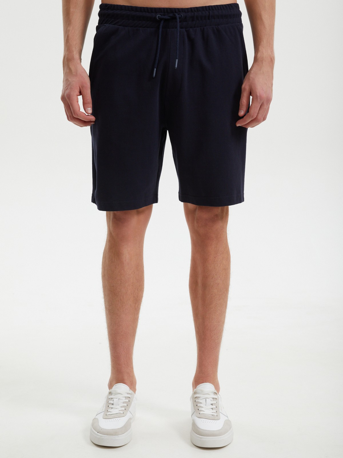 Трикотажные шорты на резинке из хлопка