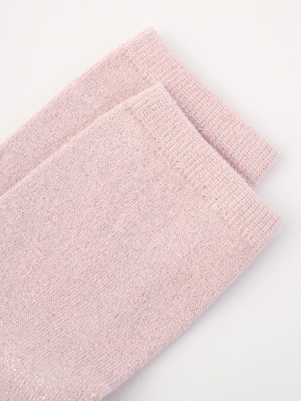 Высокие носки с люрексом