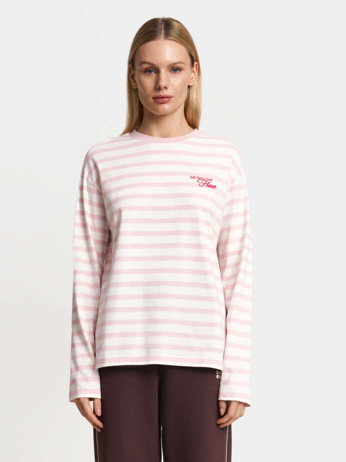 Лонгслив-тельняшка в полоску из хлопка