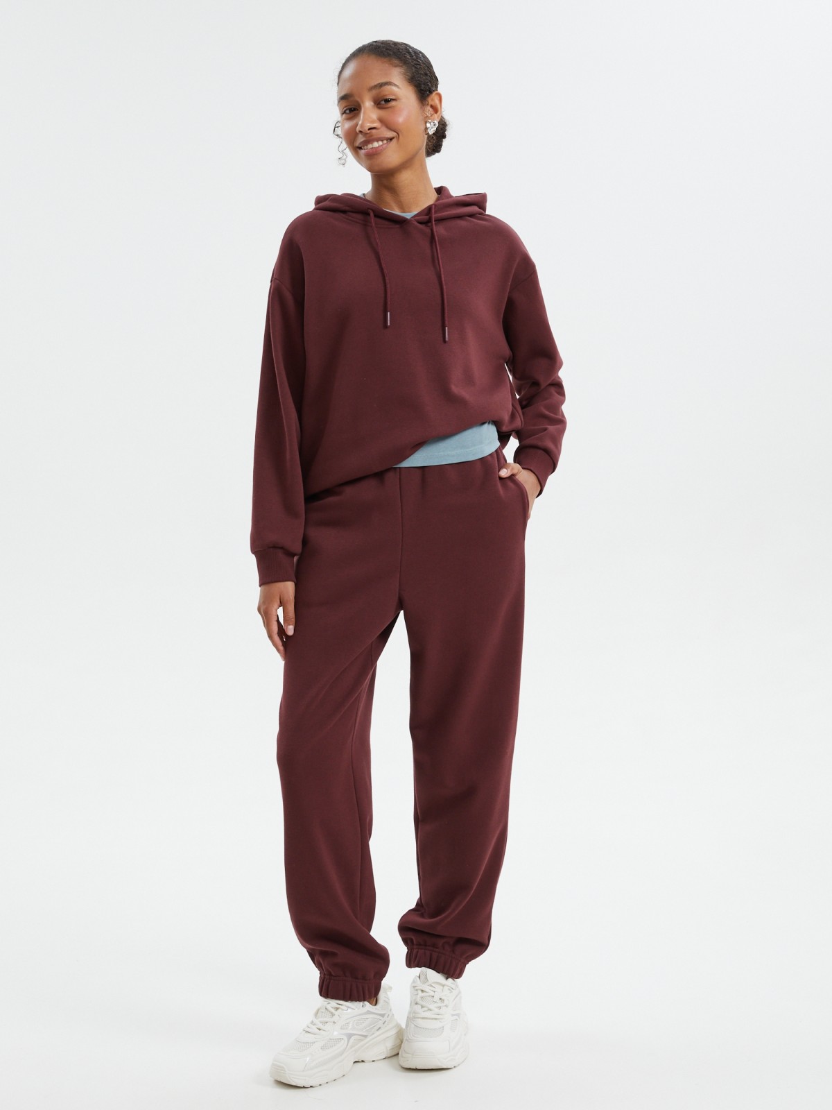 Трикотажный худи с капюшоном