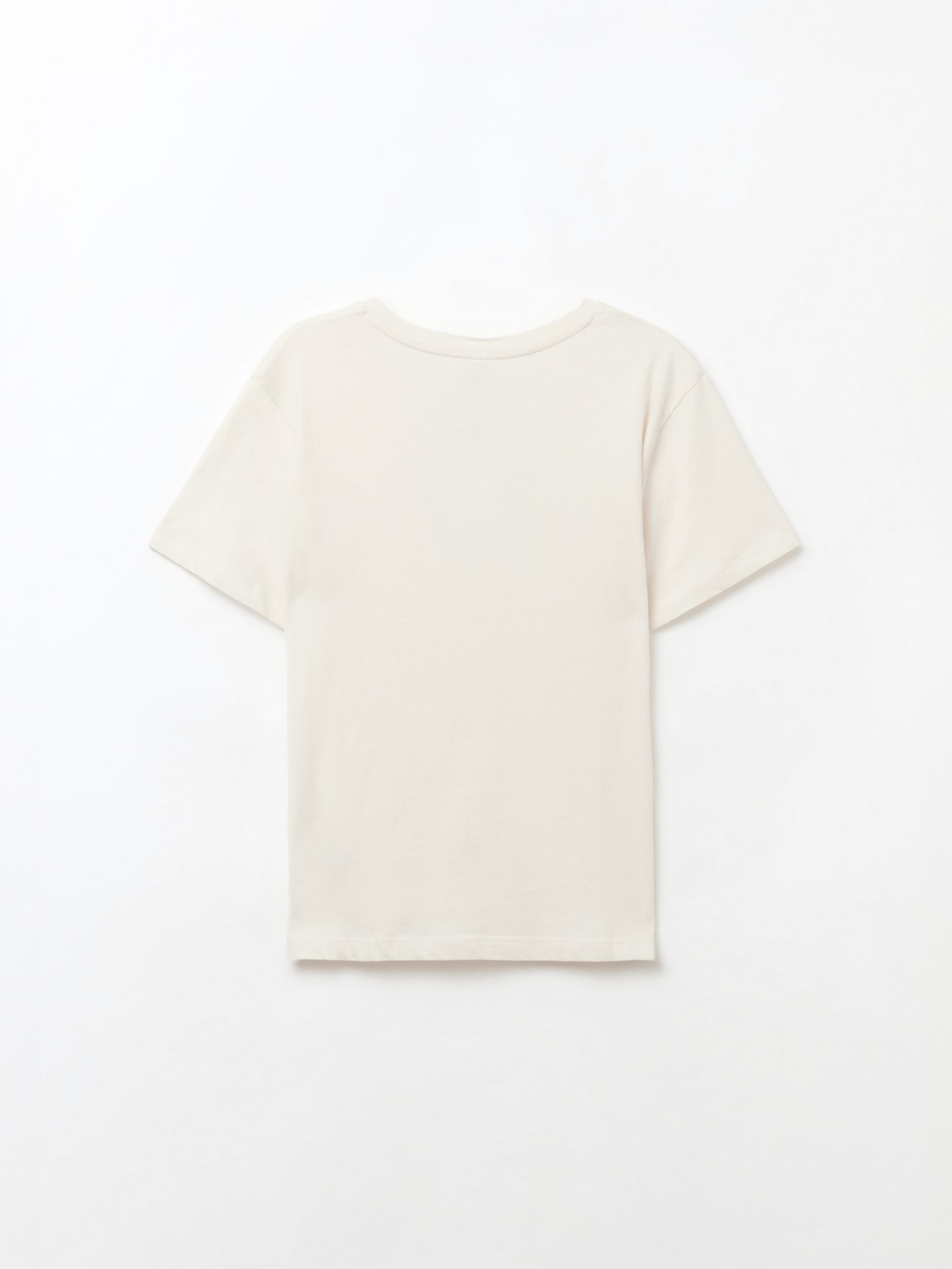 Футболка из хлопка с надписью