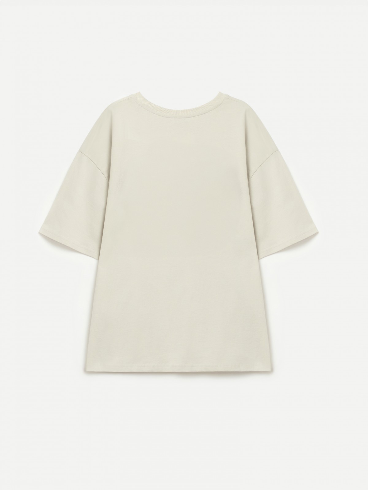 Футболка оверсайз из хлопка с граффити