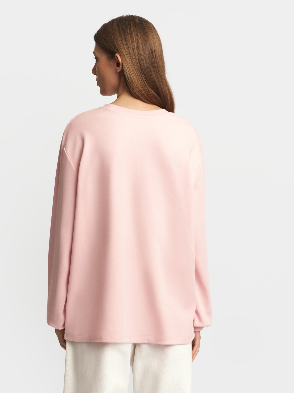 Трикотажный лонгслив из хлопка