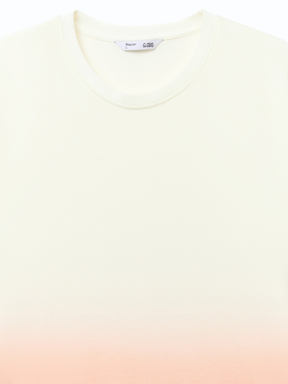 Трикотажная футболка с градиентом