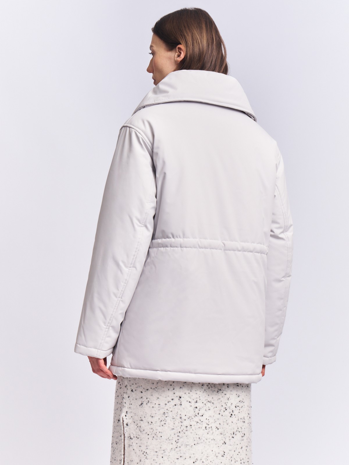 Куртка-парка на синтепоне с воротником