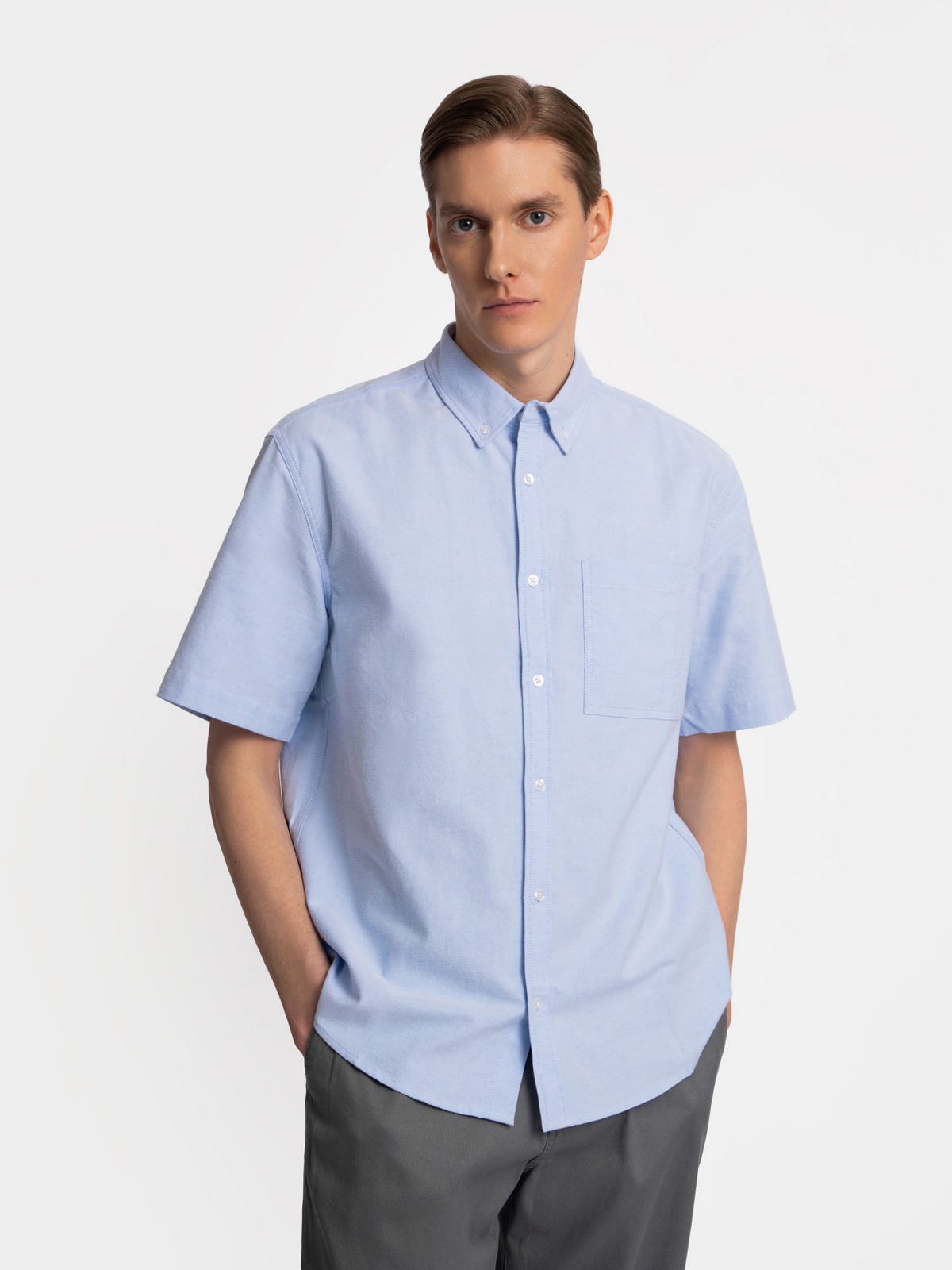 Рубашка с  короткими рукавами