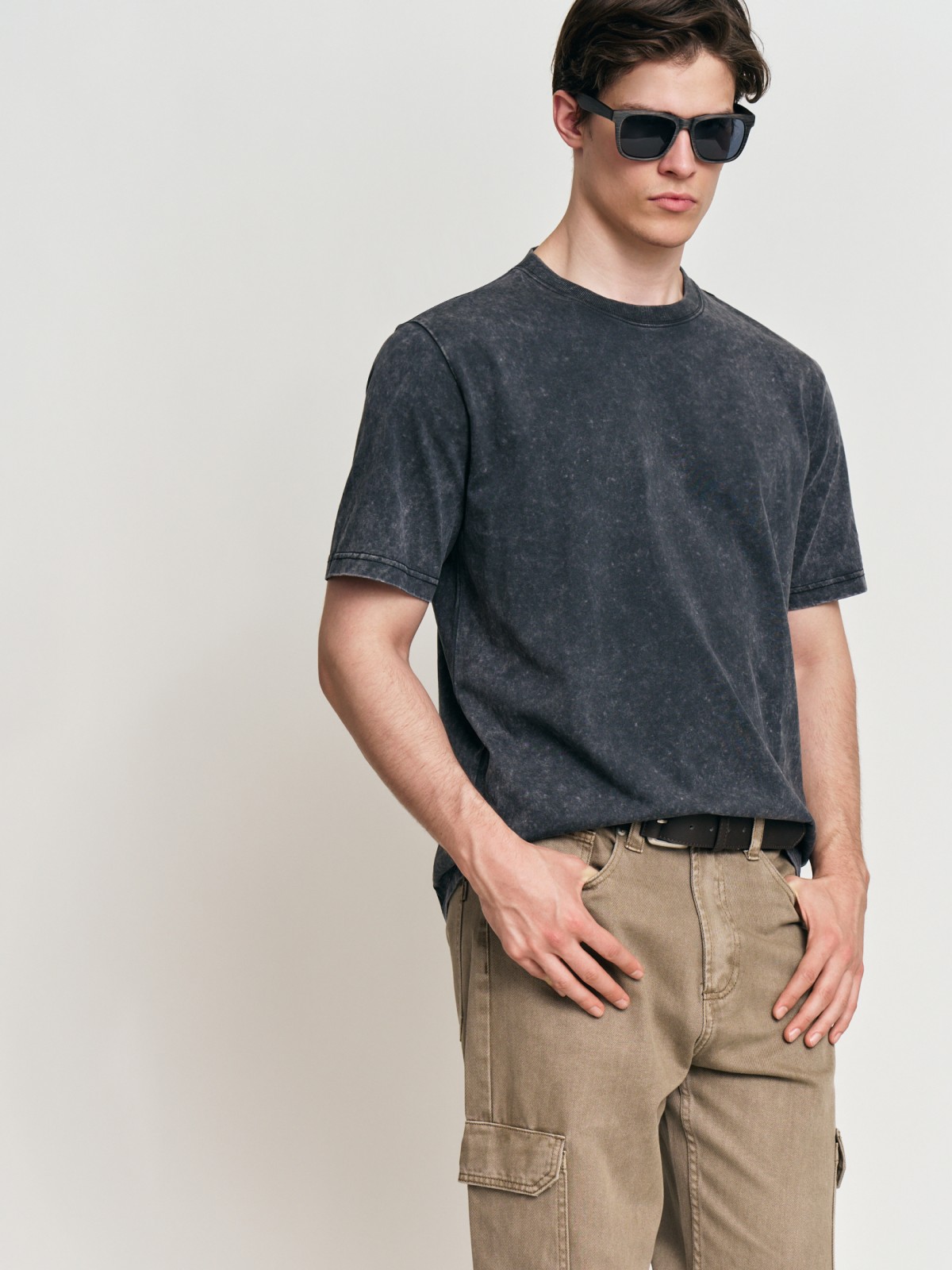 Футболка из хлопка с коротким рукавом