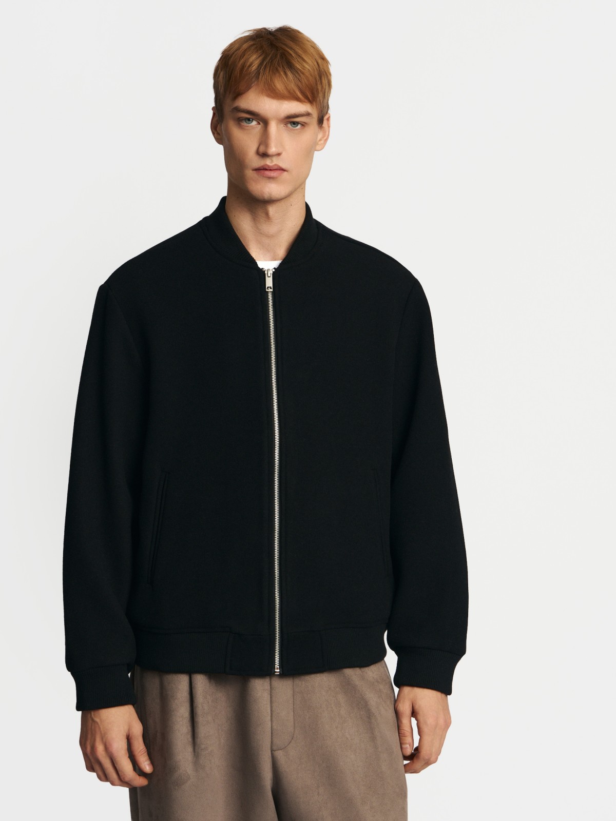 Куртка-бомбер тканевая