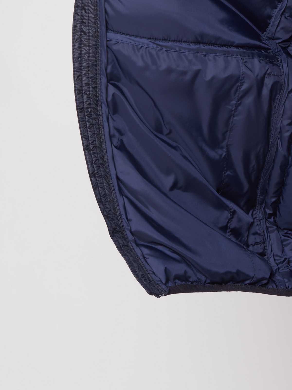Лёгкая стёганая куртка zolla 012125102024, цвет темно-синий, размер M - фото 3